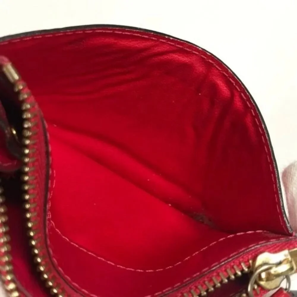 LOUIS VUITTON M90312 MonogramVernis Pochette Cles NM Coin purse with key ring